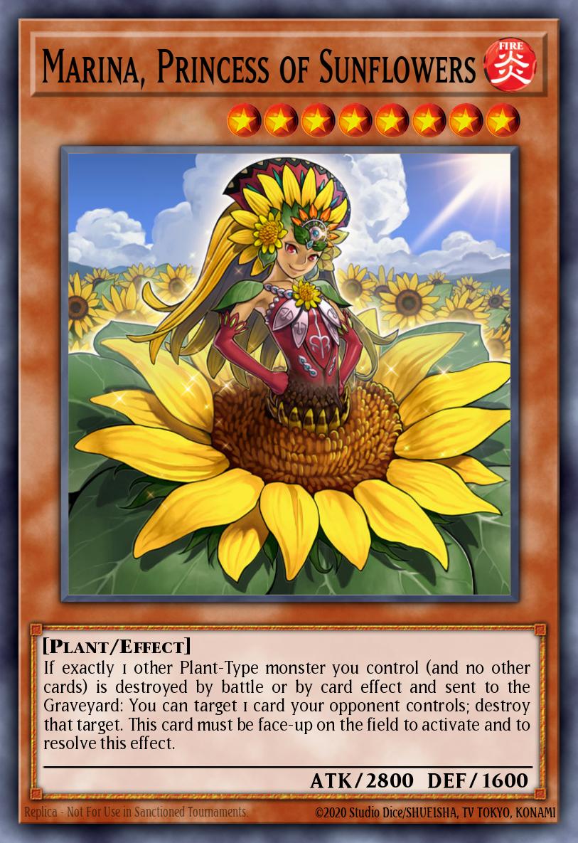 Marina Princess of Sunflowers Super Rare MP14-EN157 2014 Mega-Tin Mega Pack Yugioh card