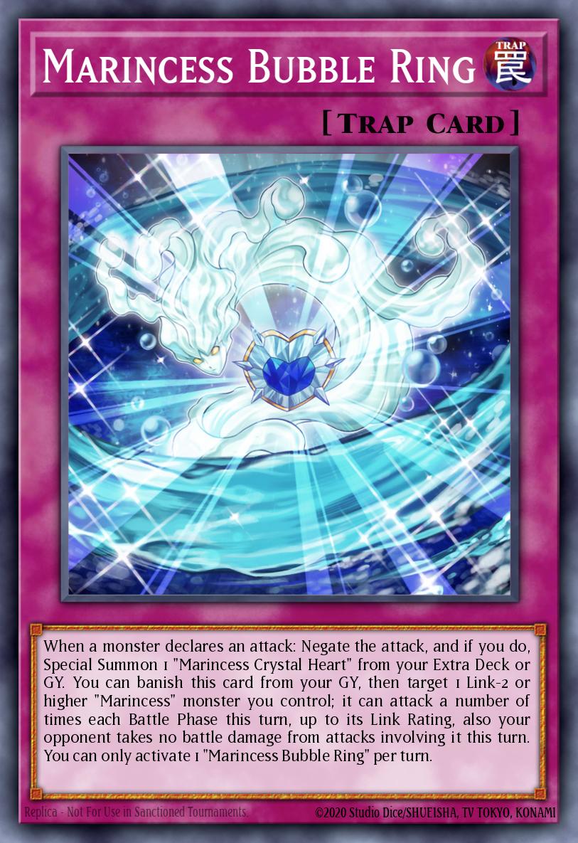 Marincess Bubble Ring Rare LED9-EN037 Legendary Duelists Duels From the Deep Yugioh card