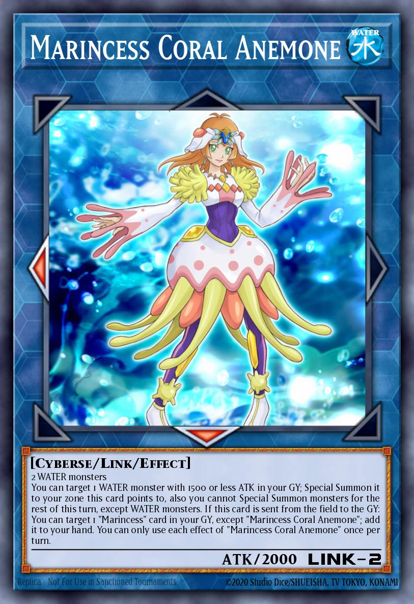 Marincess Coral Anemone Ultra Rare MP20-EN119 2020 Tin of Lost Memories Mega Pack Yugioh card