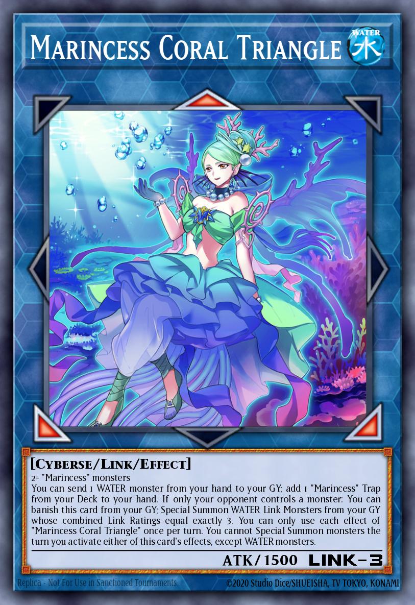 Marincess Coral Triangle Ultra Rare LED9-EN033 Legendary Duelists Duels From the Deep Yugioh card