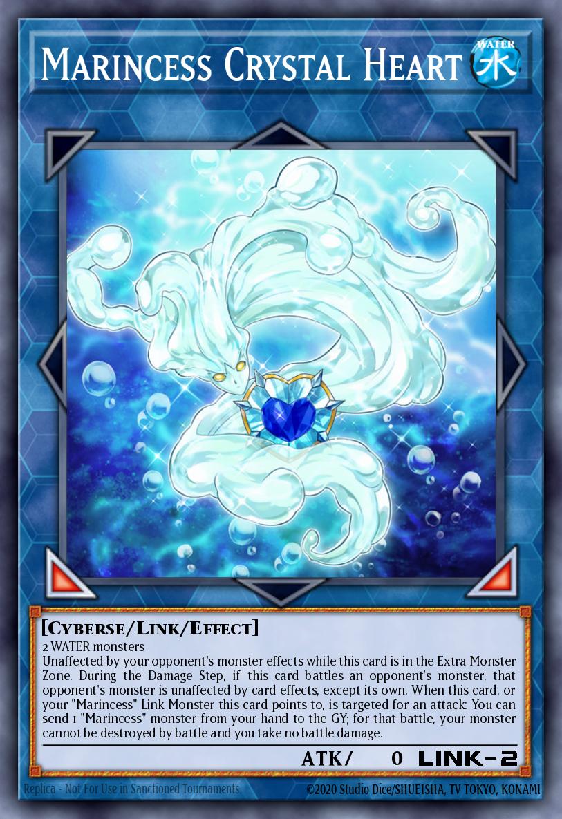 Marincess Crystal Heart Rare MP20-EN170 2020 Tin of Lost Memories Mega Pack Yugioh card