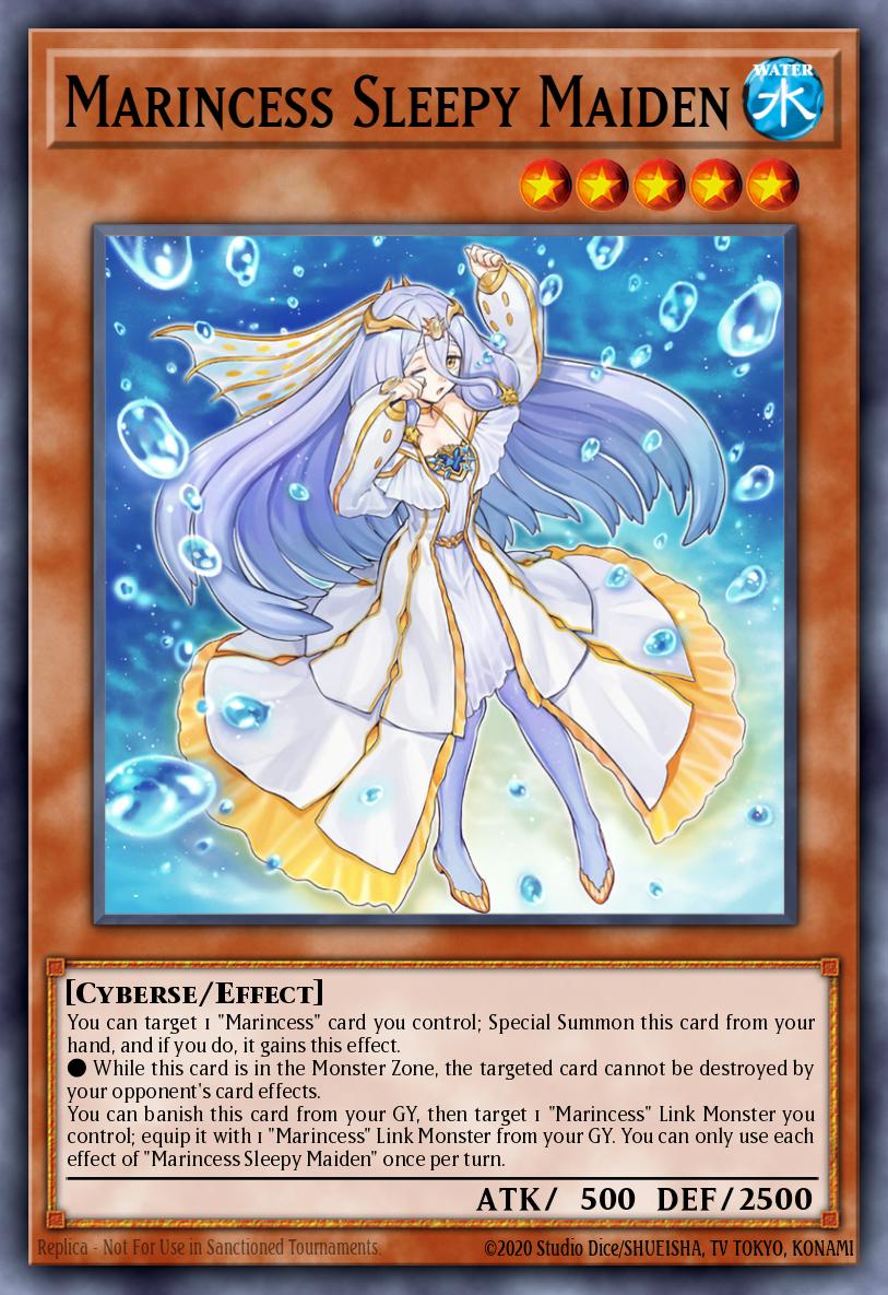 Marincess Sleepy Maiden Rare LED9-EN032 Legendary Duelists Duels From the Deep Yugioh card