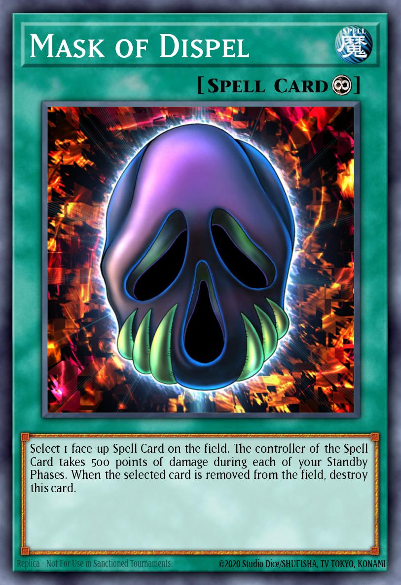 Mask of Dispel Common DB1-EN220 Dark Beginning 1 Yugioh card