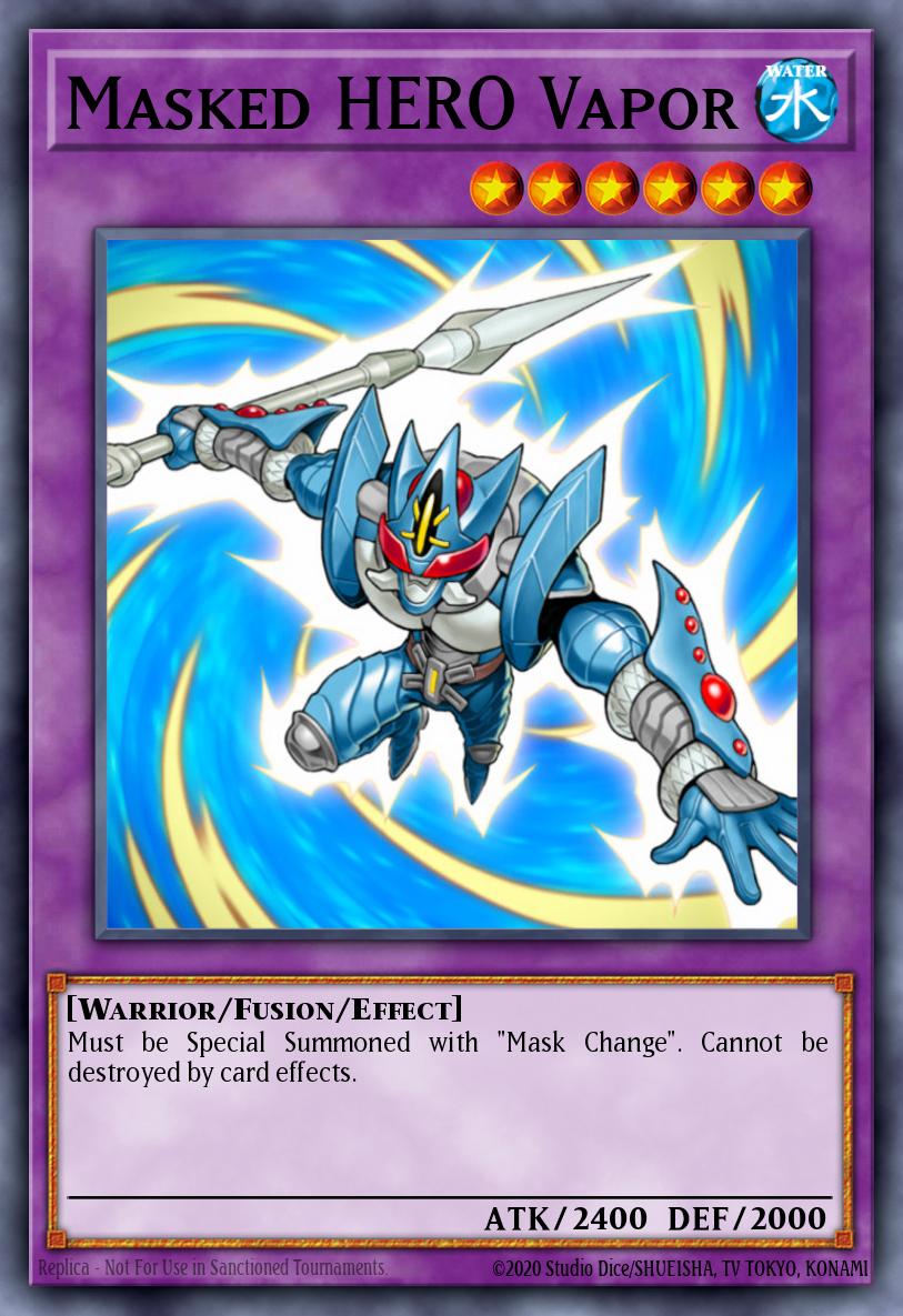 Masked HERO Vapor Super Rare GENF-EN095 Generation Force Yugioh card