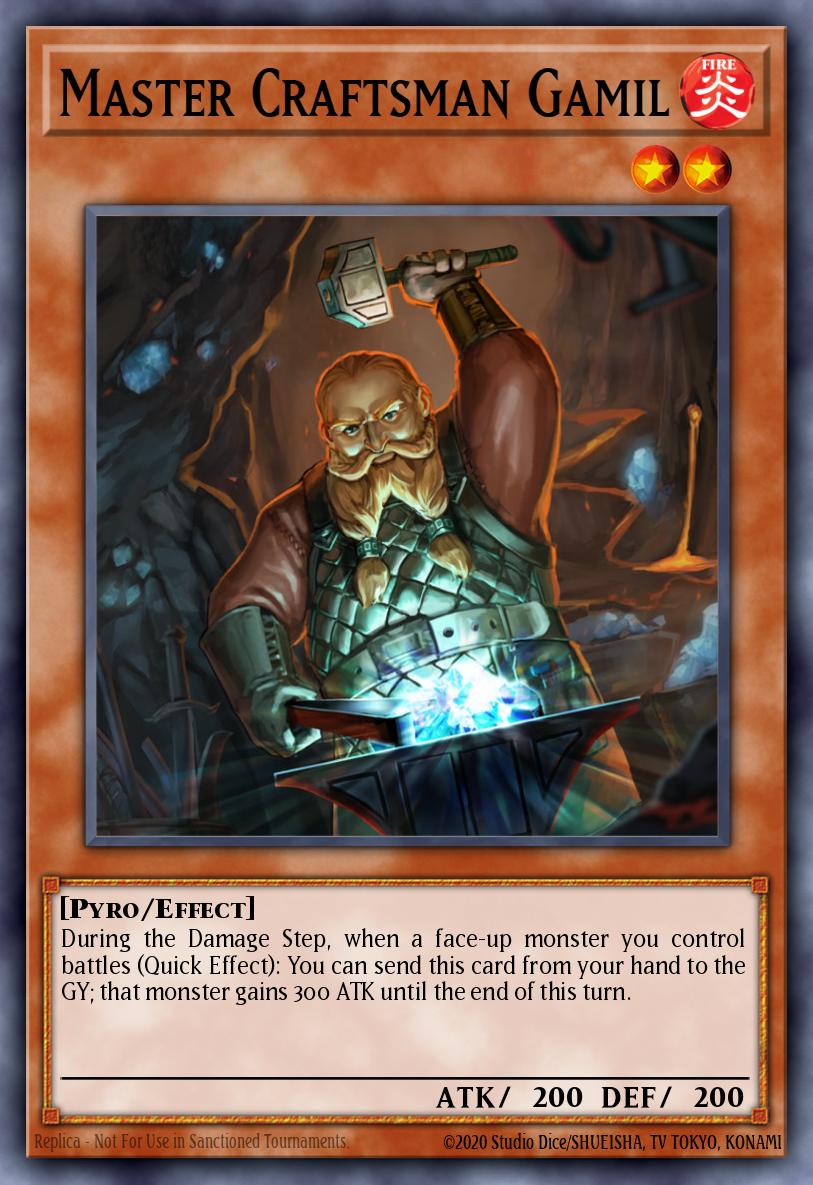 Master Craftsman Gamil Common BP03-EN115 Battle Pack 3 Monster League Yugioh card