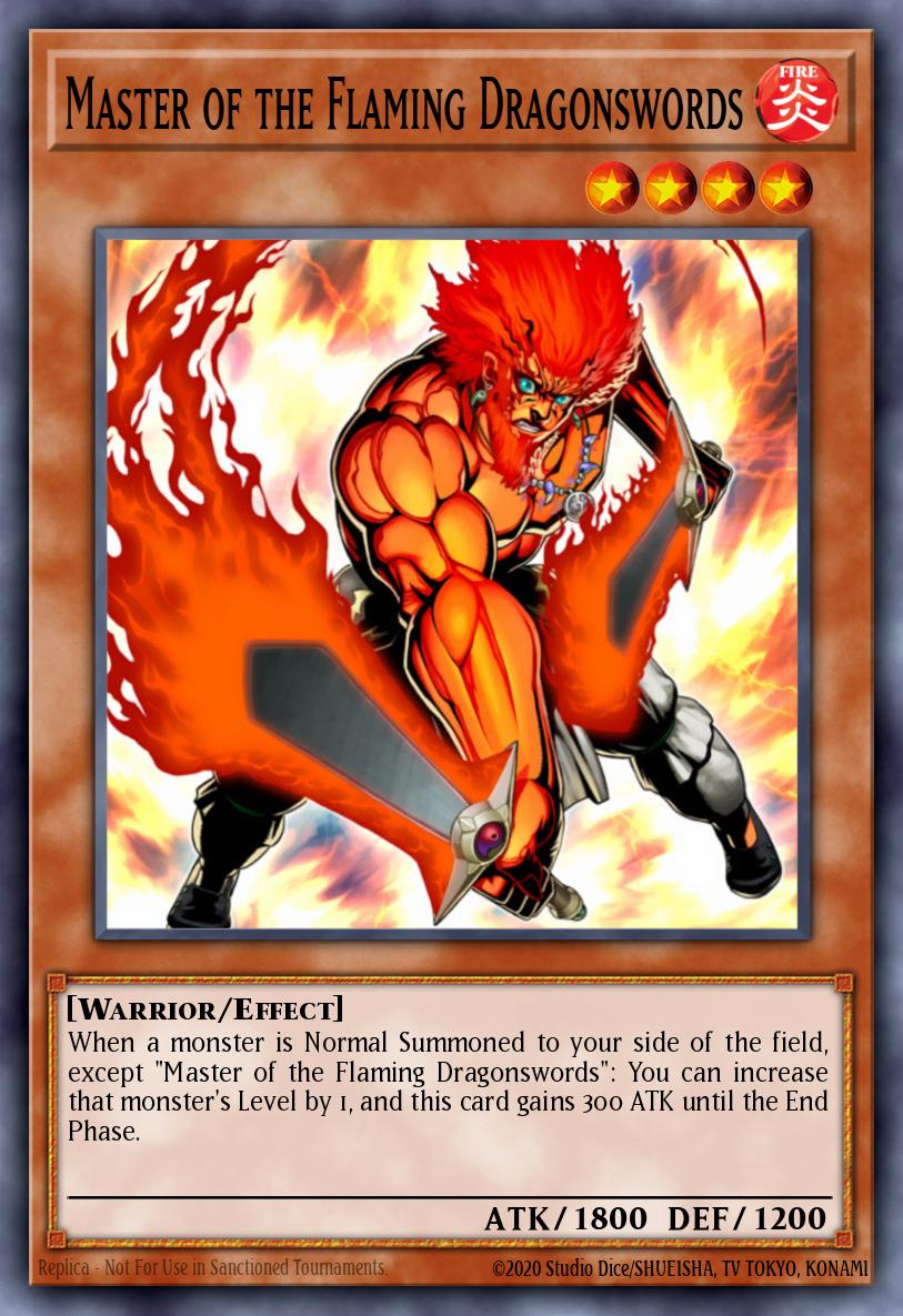 Master of the Flaming Dragonswords Common GENF-EN032 Generation Force Yugioh card