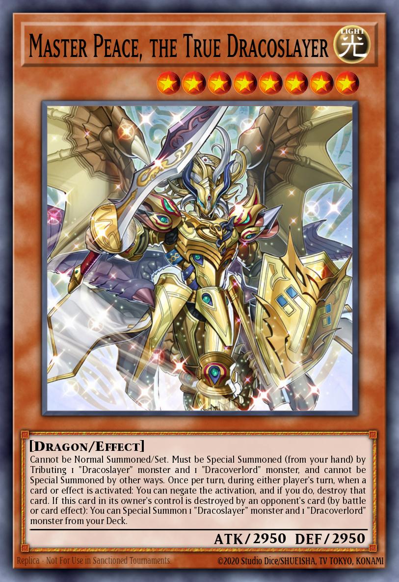 Master Peace the True Dracoslayer Ultra Rare MP17-EN075 2017 Mega-Tin Mega Pack Yugioh card