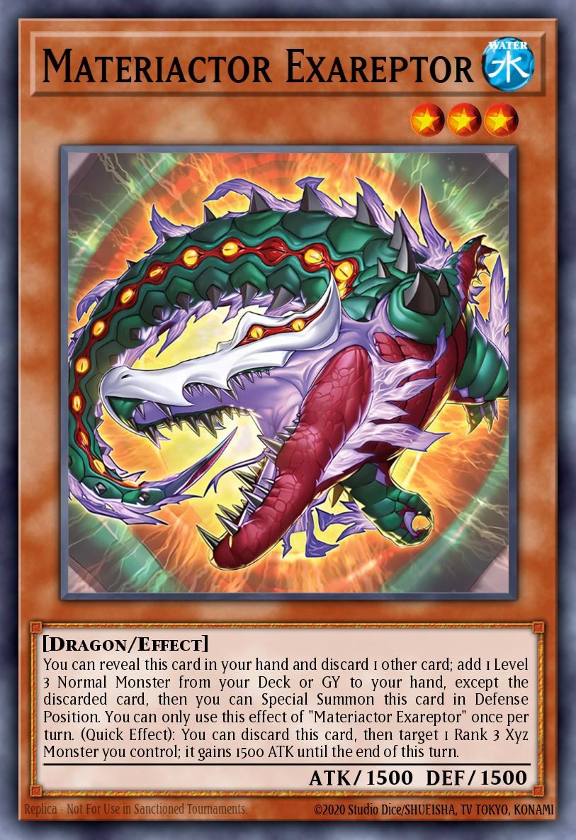 Materiactor Exareptor Common SUDA-EN011 Supreme Darkness Yugioh card