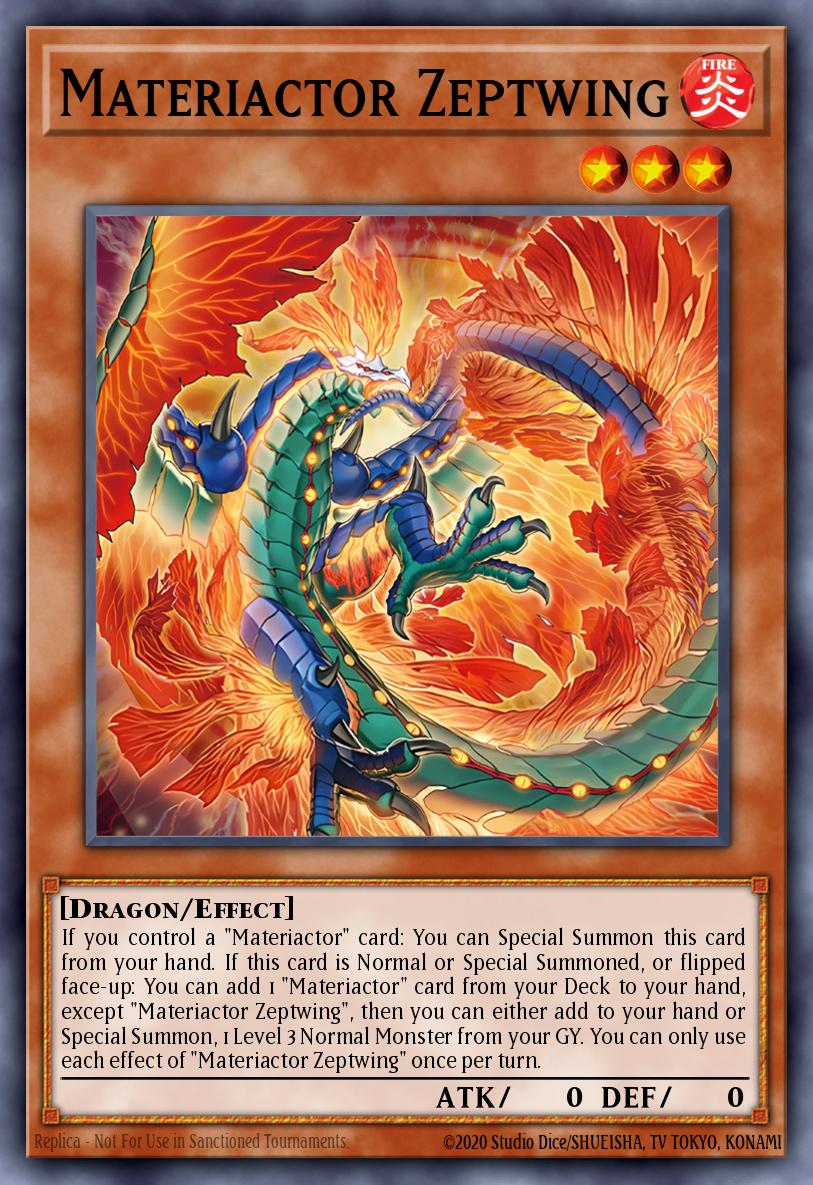 Materiactor Zeptwing Common SUDA-EN012 Supreme Darkness Yugioh card