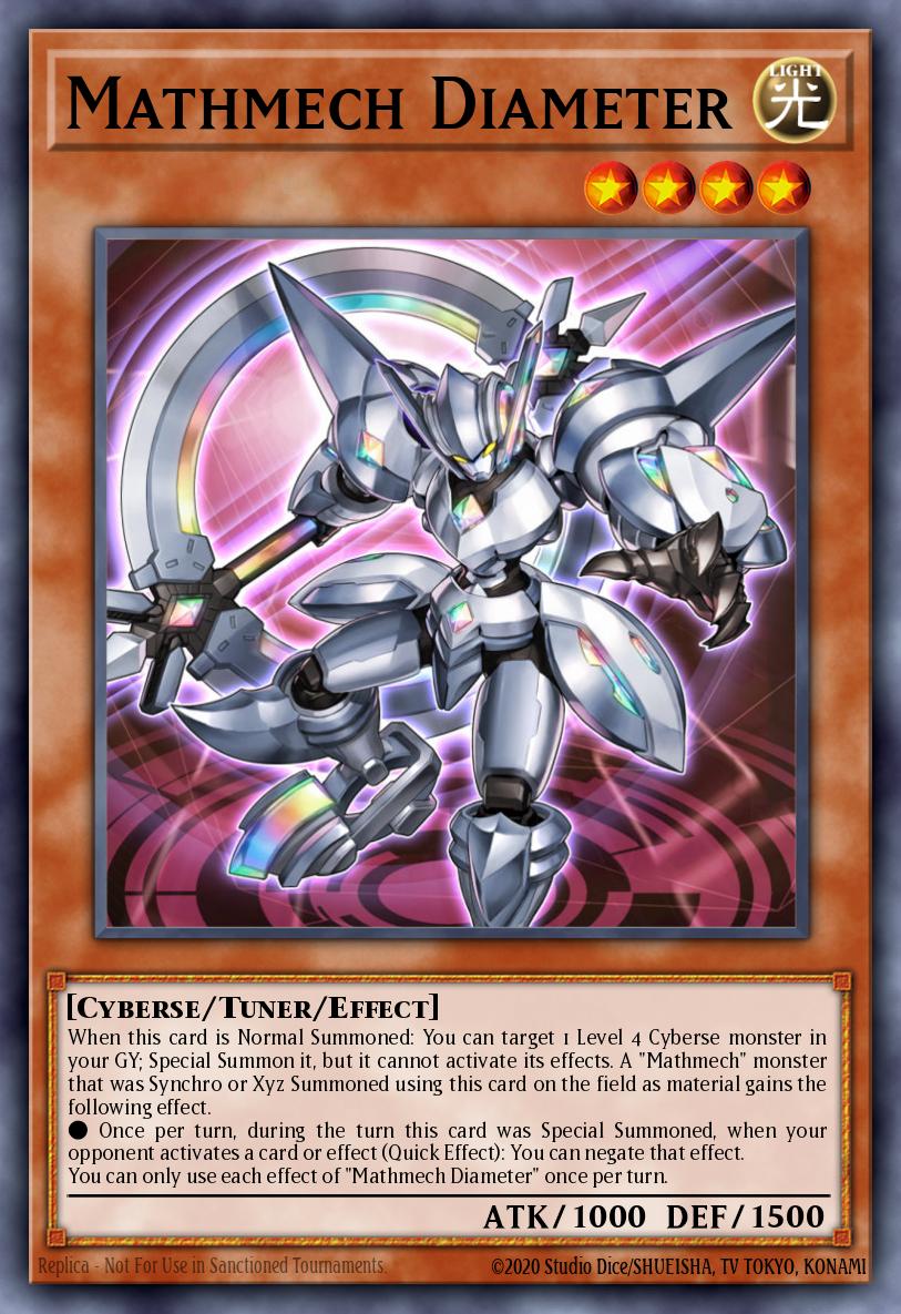 Mathmech Diameter Common ROTD-EN028 Rise of the Duelist Yugioh card