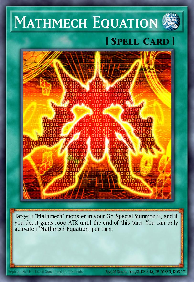 Mathmech Equation Ultra Rare BLMR-EN092 Battles of Legend Monstrous Revenge Yugioh card