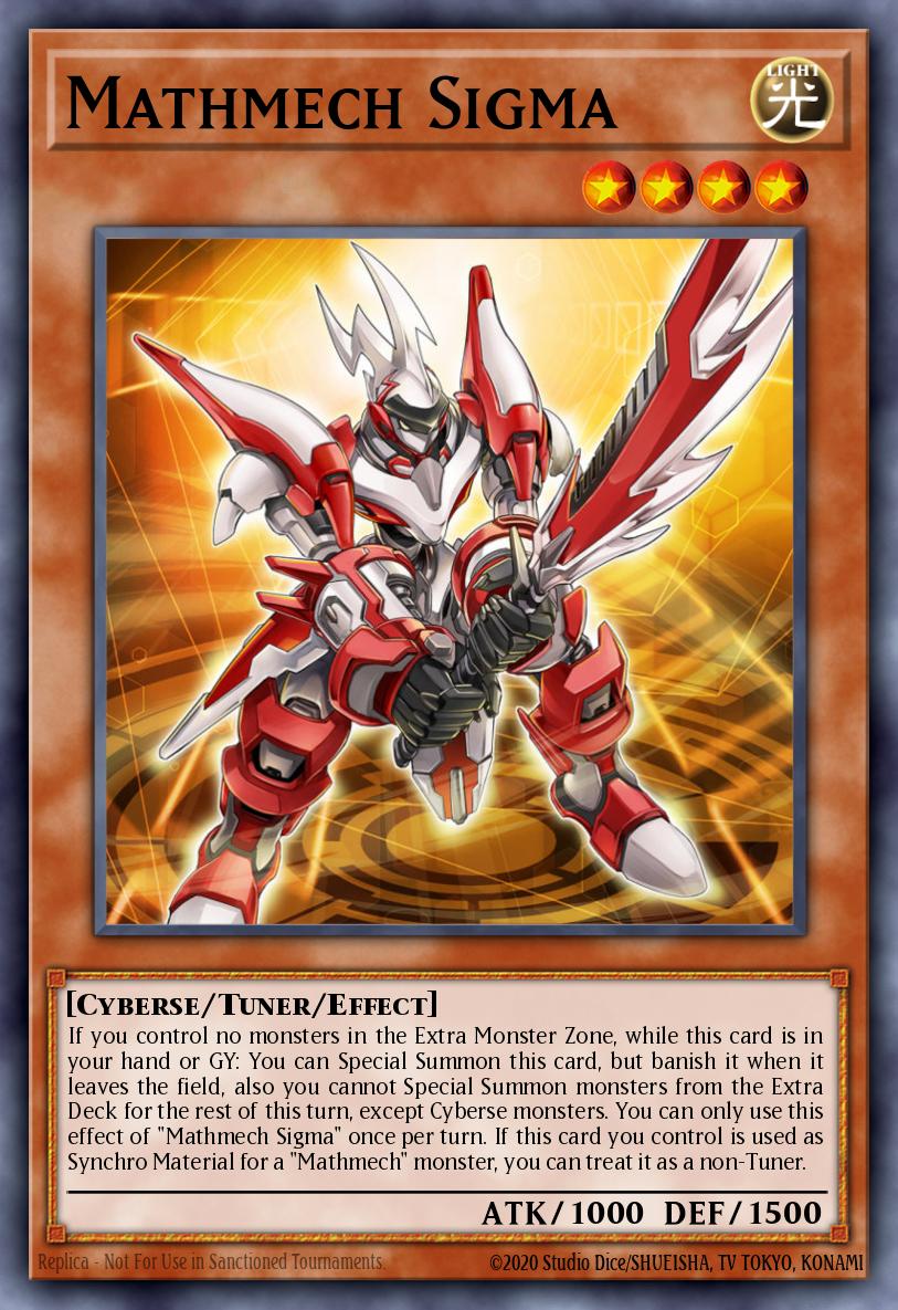 Mathmech Sigma Ultra Rare BLMR-EN060 Battles of Legend Monstrous Revenge Yugioh card