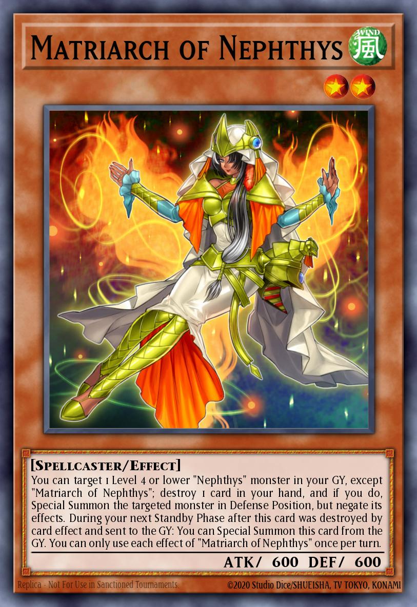 Matriarch of Nephthys Super Rare HISU-EN001 Hidden Summoners Yugioh card