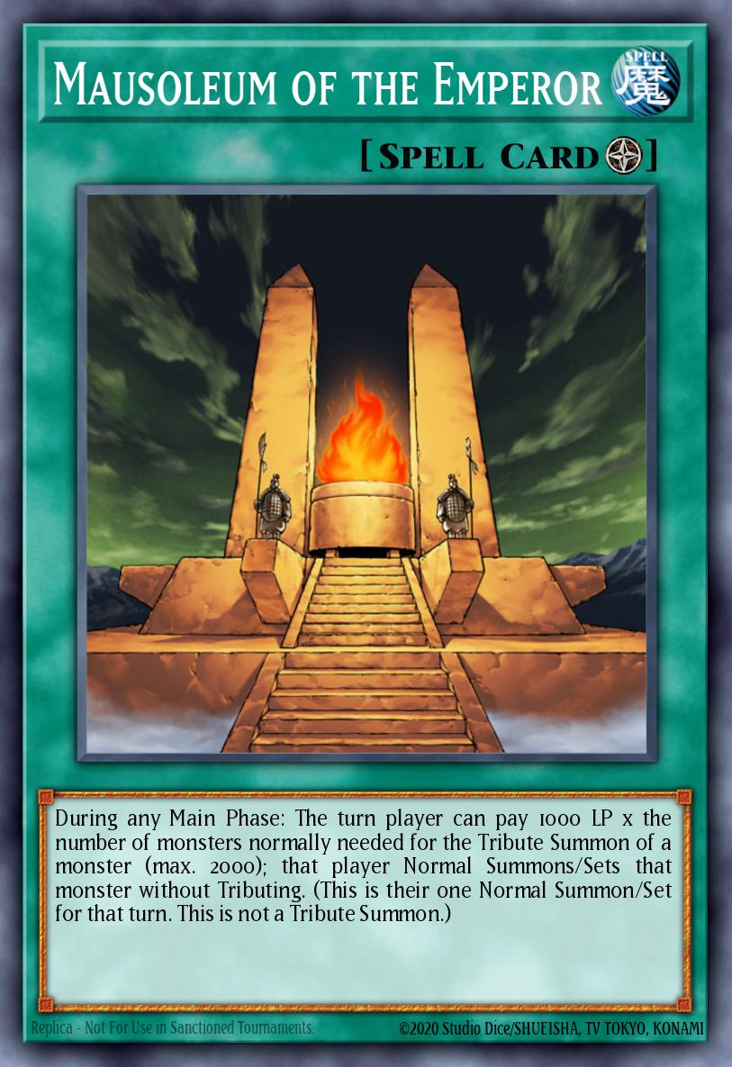 Mausoleum of the Emperor Common BP02-EN149 Battle Pack 2 War of the Giants Yugioh card