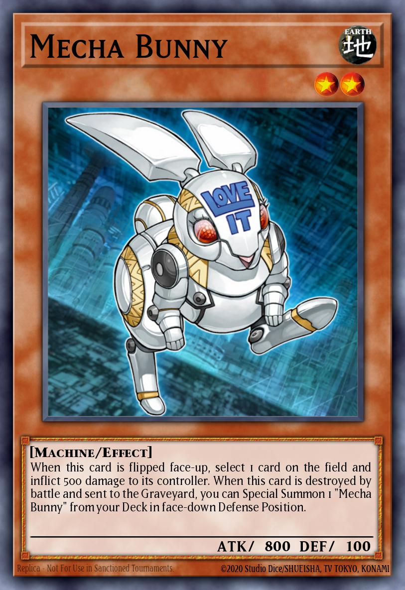 Mecha Bunny Common TDGS-EN027 The Duelist Genesis Yugioh card