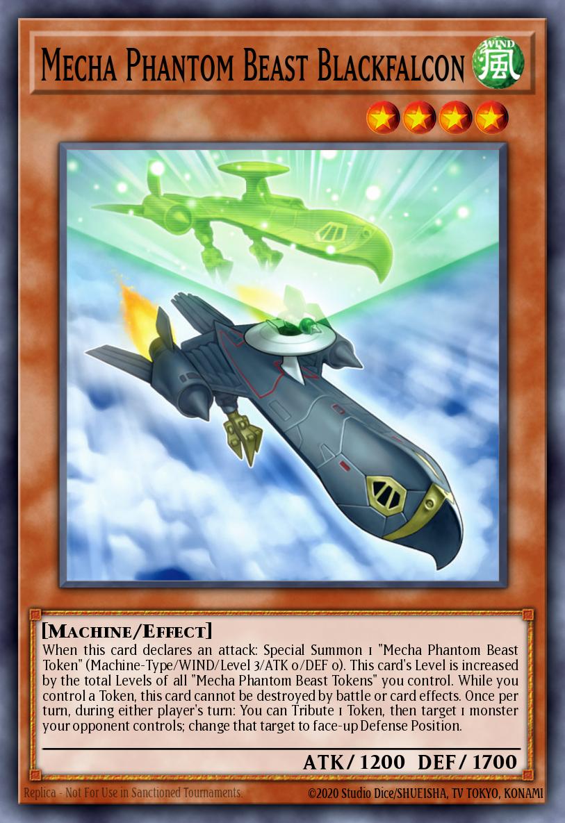 Mecha Phantom Beast Blackfalcon Common MP14-EN009 2014 Mega-Tin Mega Pack Yugioh card