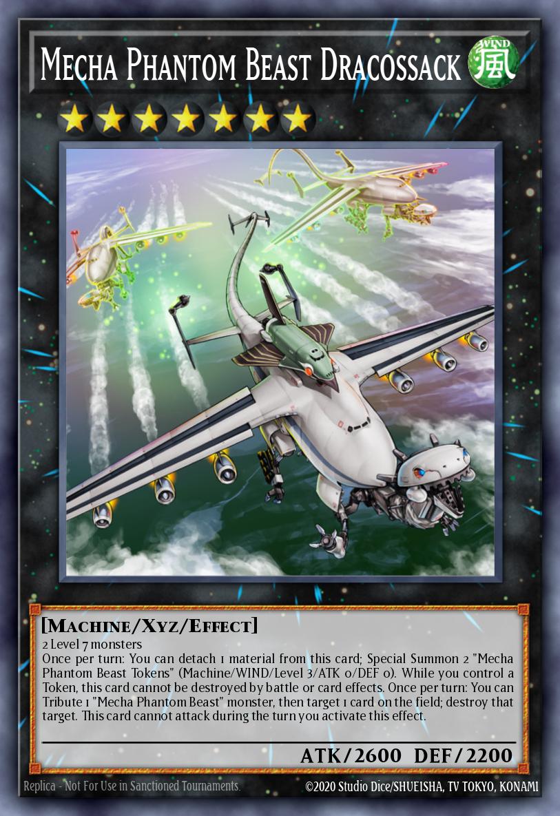 Mecha Phantom Beast Dracossack Secret Rare MP14-EN030 2014 Mega-Tin Mega Pack Yugioh card