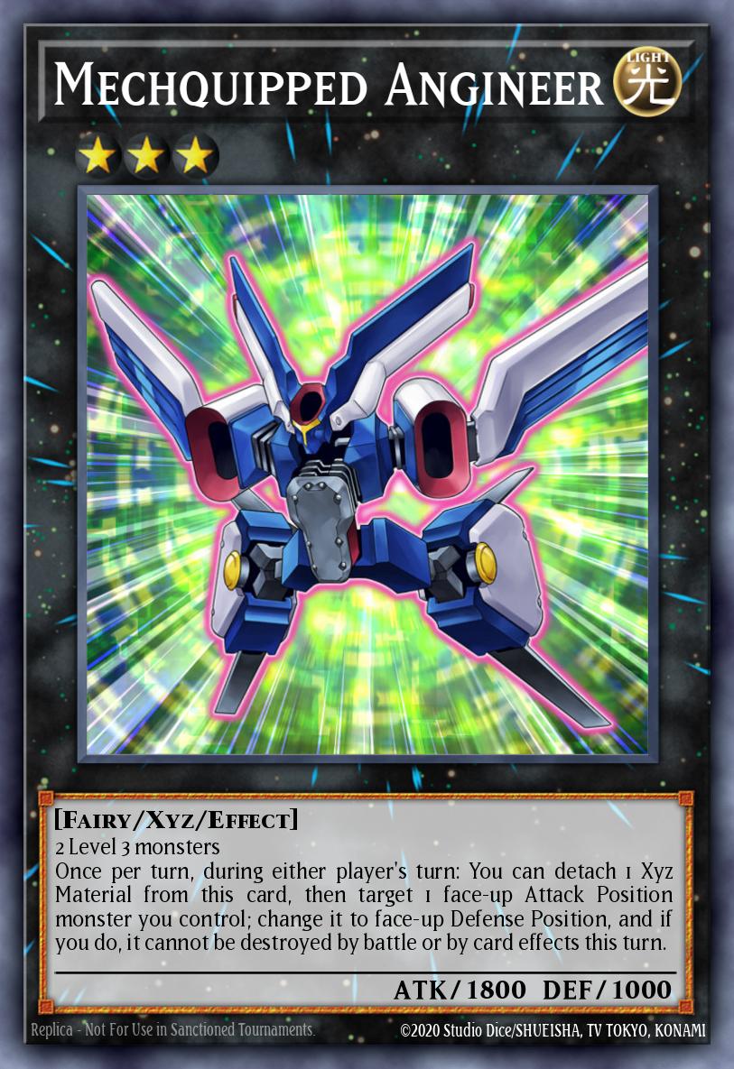 Mechquipped Angineer Super Rare NUMH-EN035 Number Hunters Yugioh card