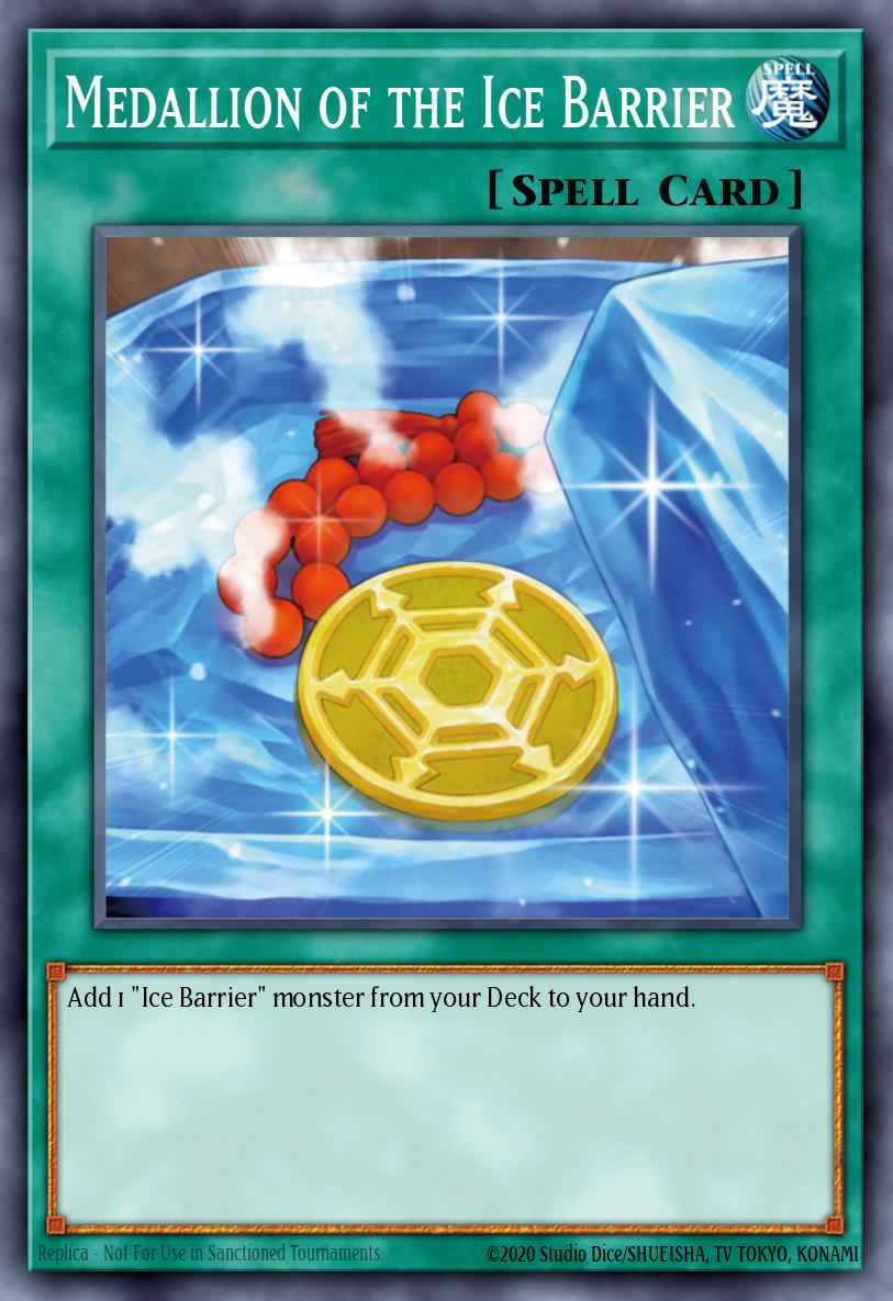 Medallion of the Ice Barrier Ultra Rare BLTR-EN097 Battles of Legend Terminal Revenge Yugioh card