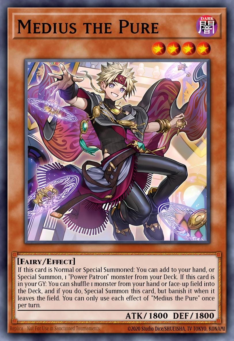 Medius the Pure Starlight Rare DUAD-EN008 Duelists Advance Yugioh card