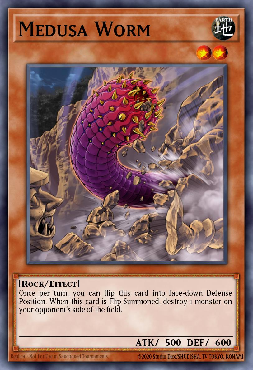 Medusa Worm Common DR3-EN202 Dark Revelation Volume 3 Yugioh card