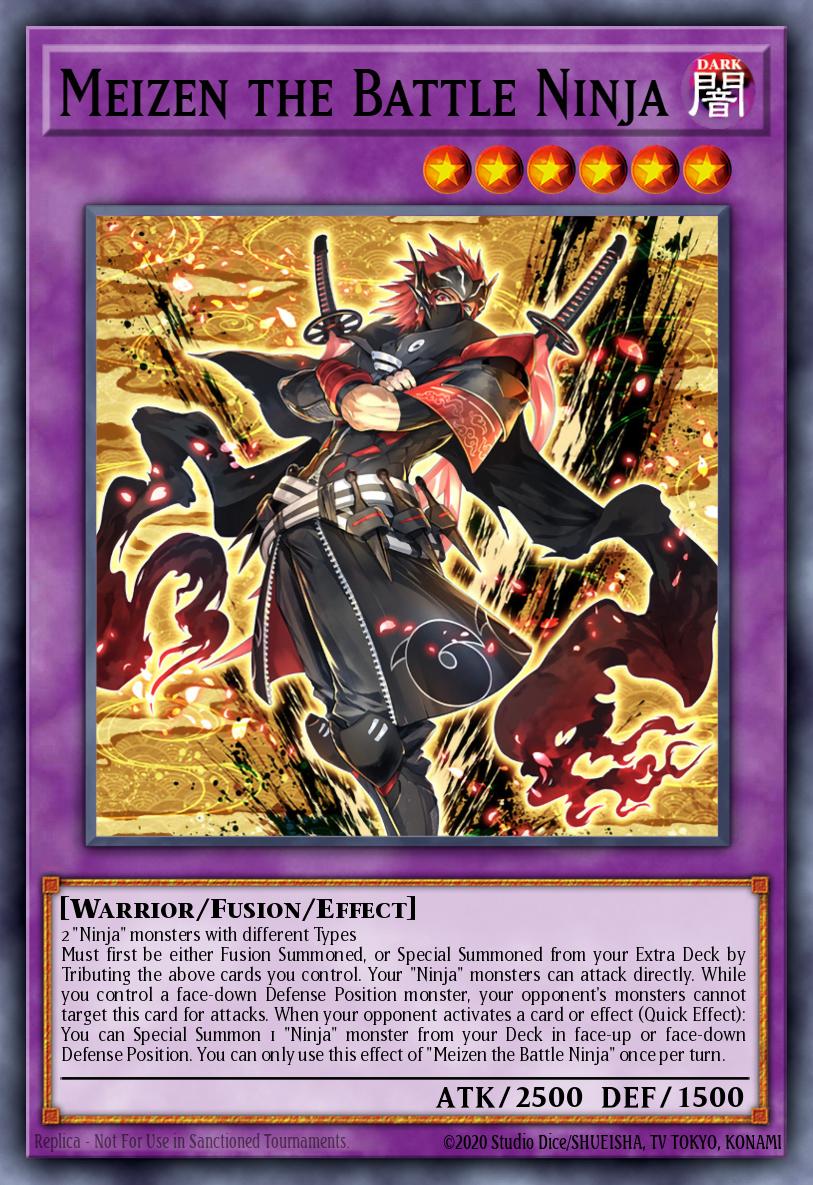 Meizen the Battle Ninja Rare MP23-EN185 25th Anniversary Tin Dueling Heroes Mega Pack Yugioh card