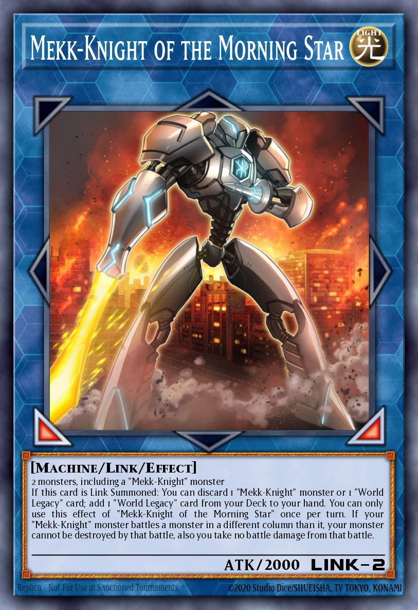 Mekk-Knight of the Morning Star Secret Rare CYHO-EN045 Cybernetic Horizon Yugioh card