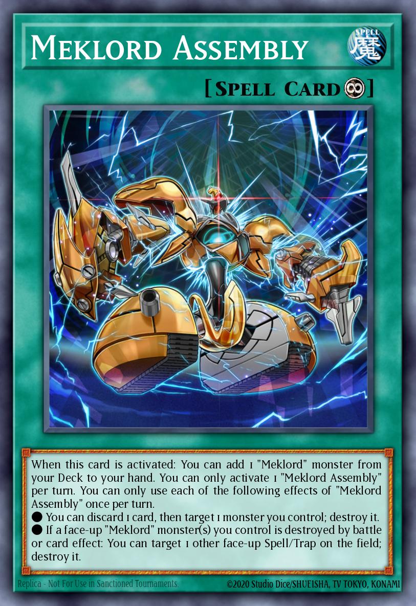 Meklord Assembly Super Rare LED7-EN020 Legendary Duelists Rage of Ra Yugioh card
