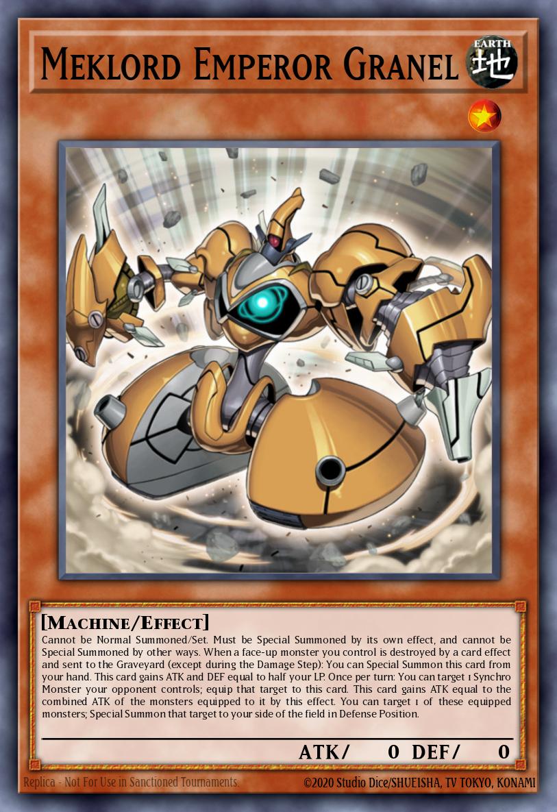 Meklord Emperor Granel Super Rare LC5D-EN162 Legendary Collection 5Ds Mega Pack Yugioh card