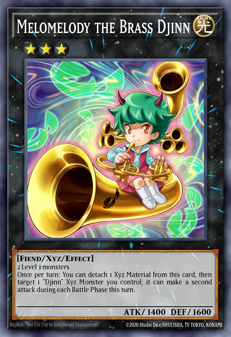 Melomelody the Brass Djinn Common SP14-EN030 Star Pack 2014 Yugioh card