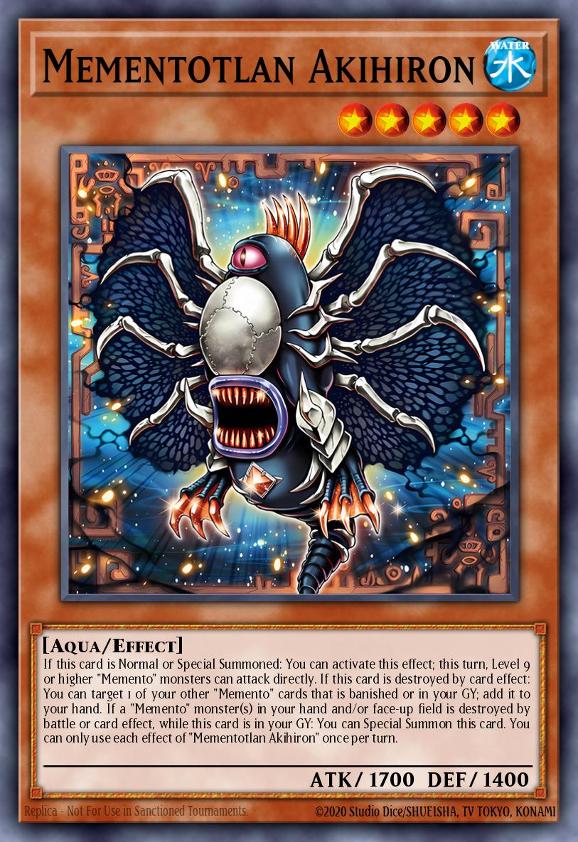 Mementotlan Akihiron Ultra Rare MP25-EN243 2025 Mega-Pack Tin Yugioh card