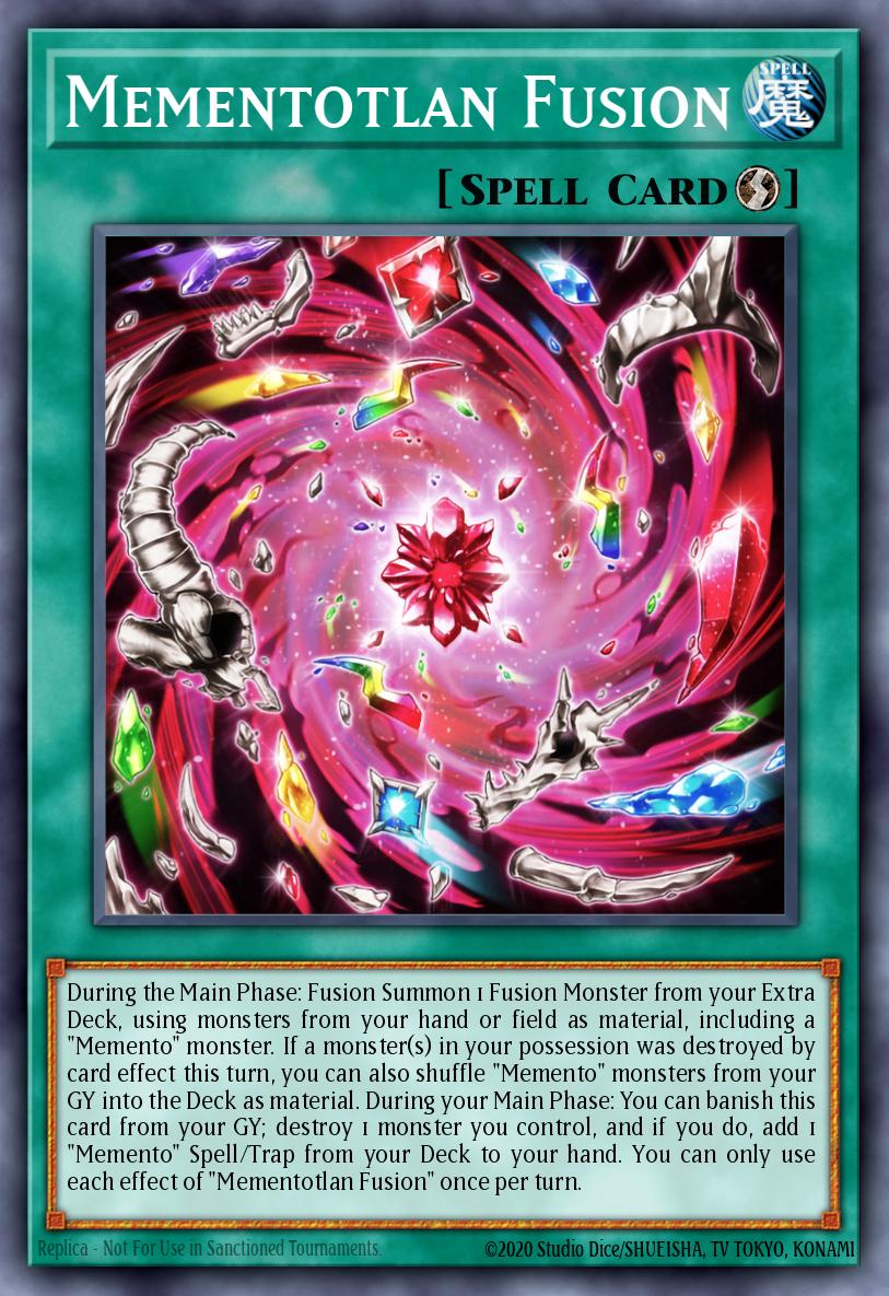 Mementotlan Fusion Prismatic Secret Rare MP25-EN073 2025 Mega-Pack Tin Yugioh card