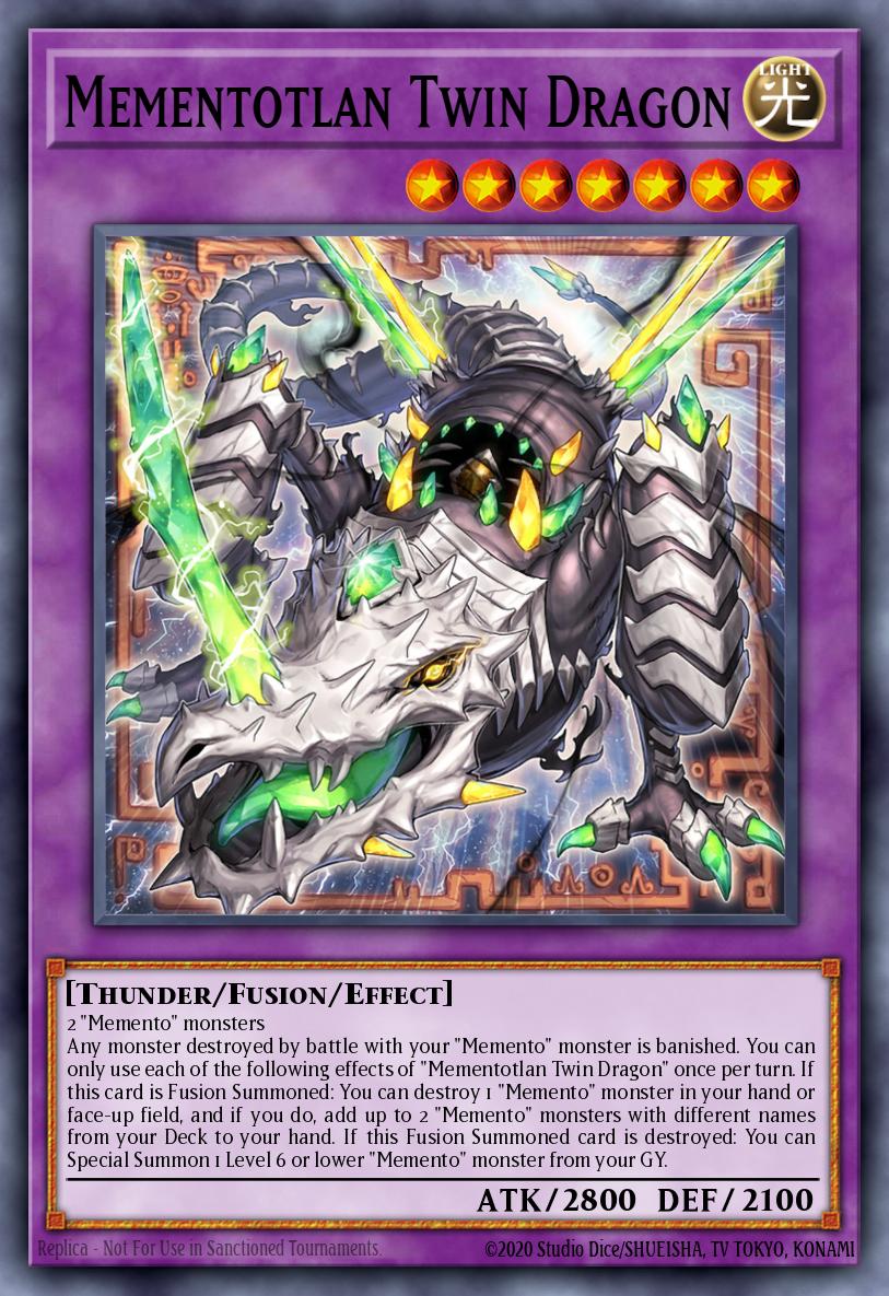 Mementotlan Twin Dragon Prismatic Secret Rare MP25-EN067 2025 Mega-Pack Tin Yugioh card