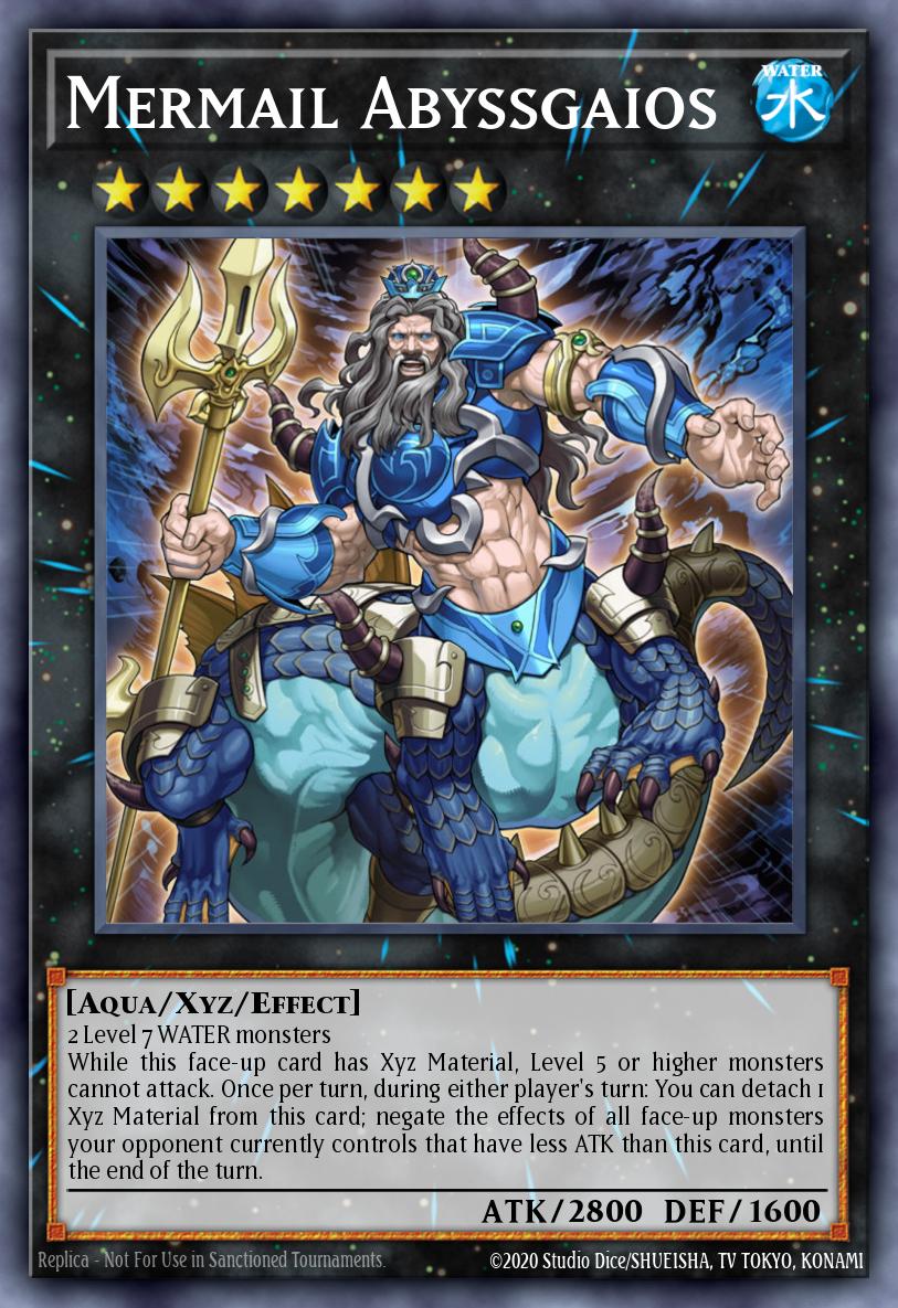 Mermail Abyssgaios Ultimate Rare ABYR-EN046 Abyss Rising Yugioh card