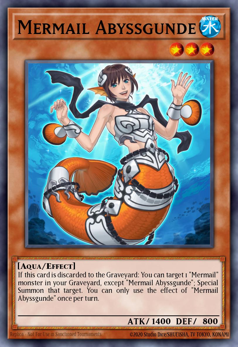 Mermail Abyssgunde Ultra Rare BLGG-EN057 Battles of Legend: Glorious Gallery Yugioh card