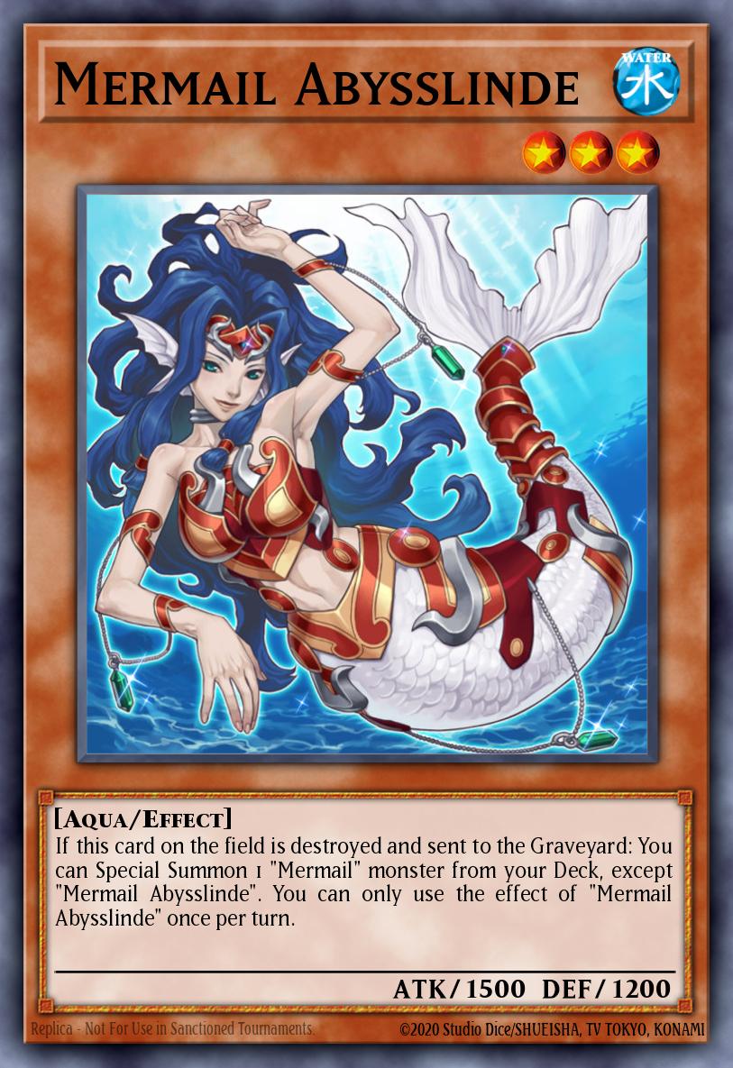 Mermail Abysslinde Ultimate Rare ABYR-EN014 Abyss Rising Yugioh card