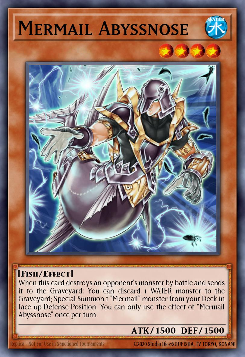 Mermail Abyssnose Common CBLZ-EN033 Cosmo Blazer Yugioh card