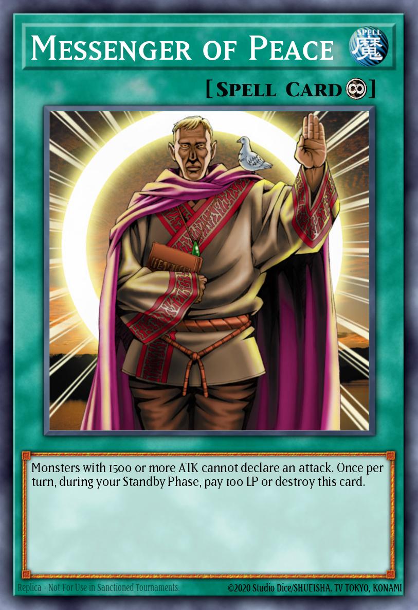 Messenger of Peace Common DB1-EN065 Dark Beginning 1 Yugioh card