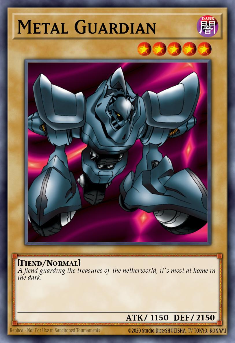 Metal Guardian Rare MDP2-EN010 McDonalds Promotional Cards 2 Yugioh card