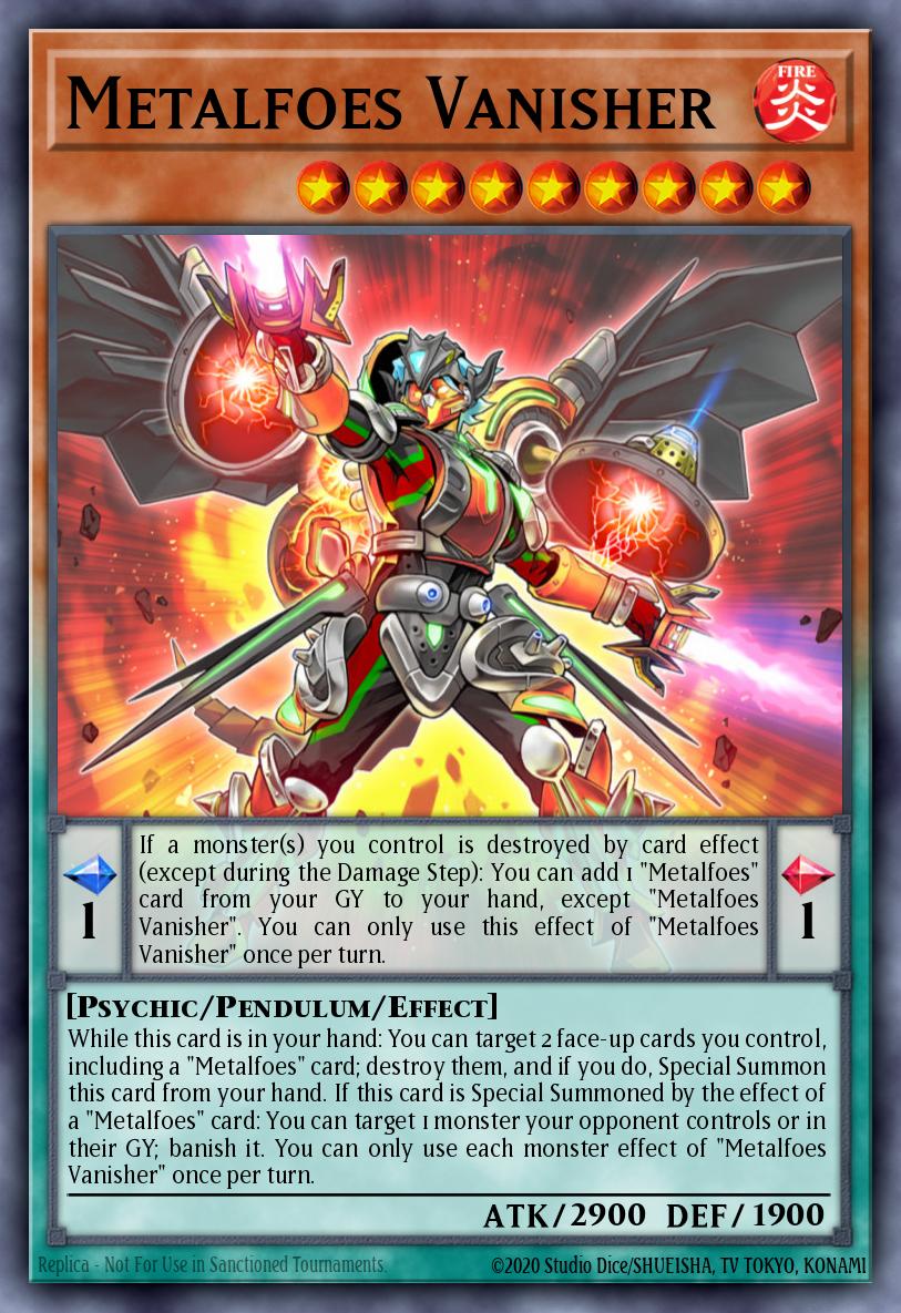 Metalfoes Vanisher Common MP22-EN011 2022 Tin of the Pharaohs Gods Yugioh card
