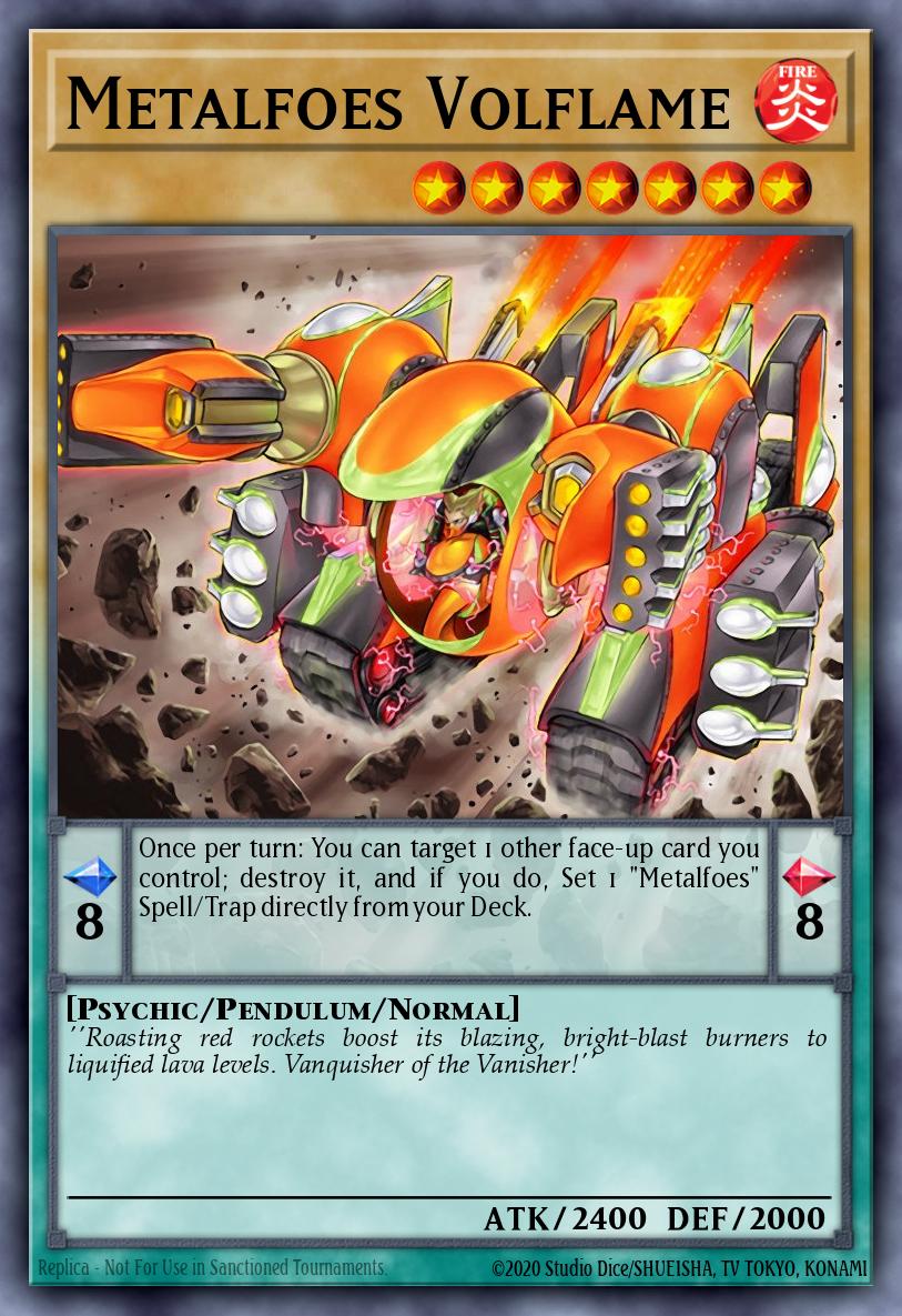 Metalfoes Volflame Rare MP17-EN079 2017 Mega-Tin Mega Pack Yugioh card