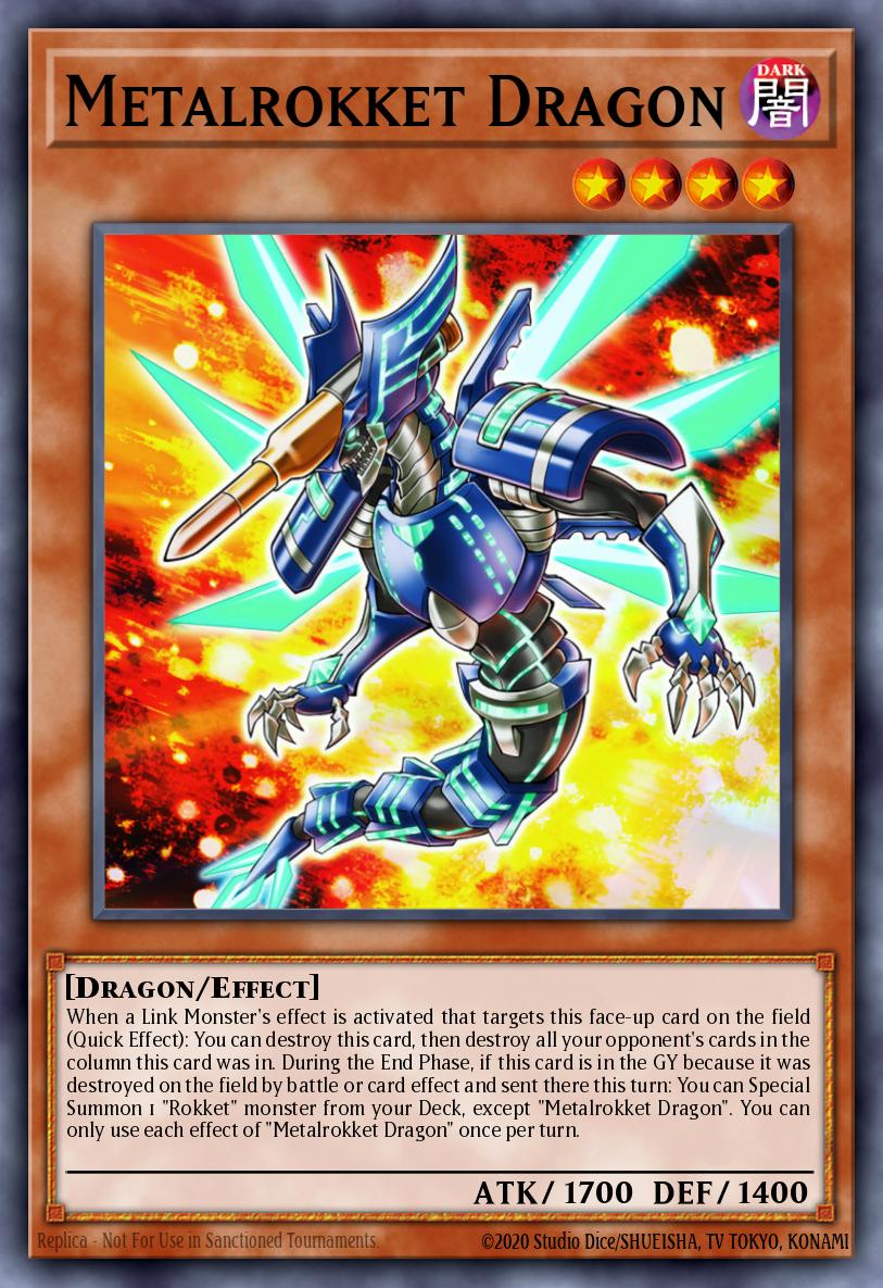 Metalrokket Dragon Rare MP18-EN176 2018 Mega-Tin Mega Pack Yugioh card