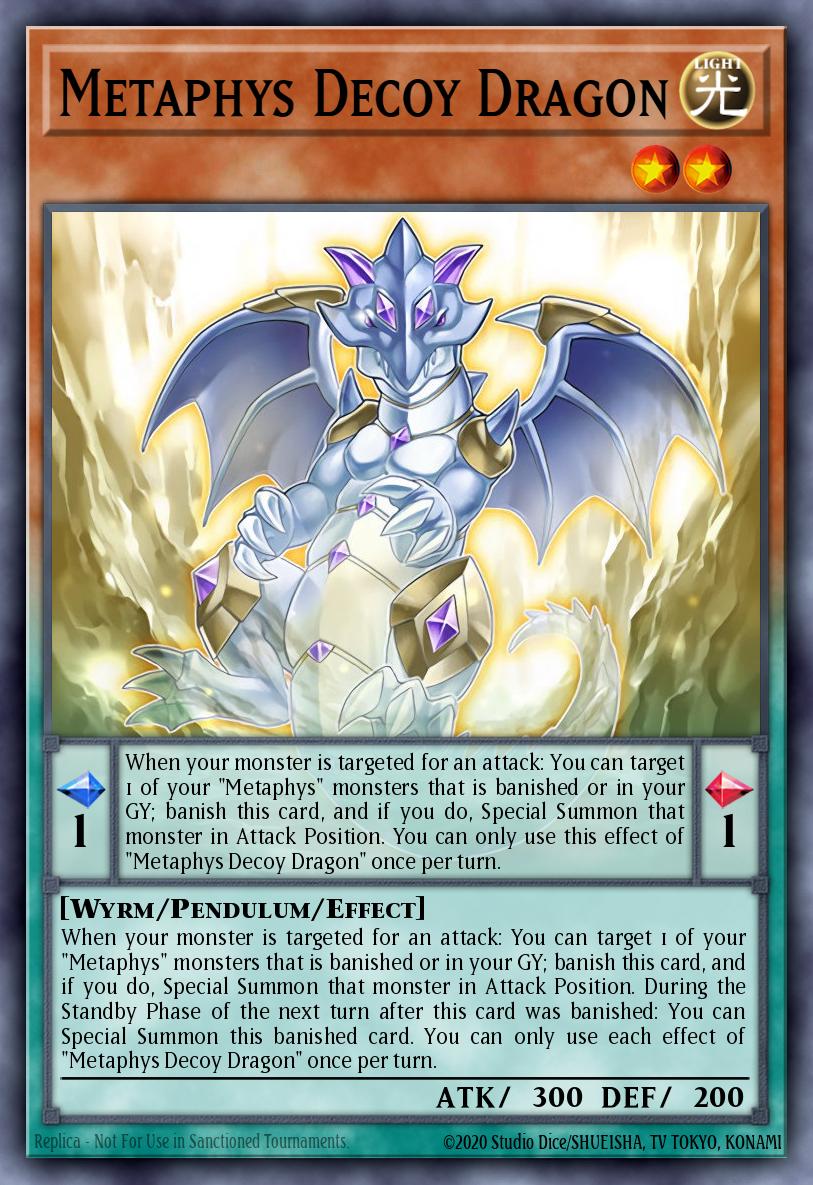 Metaphys Decoy Dragon Common CYHO-EN018 Cybernetic Horizon Yugioh card
