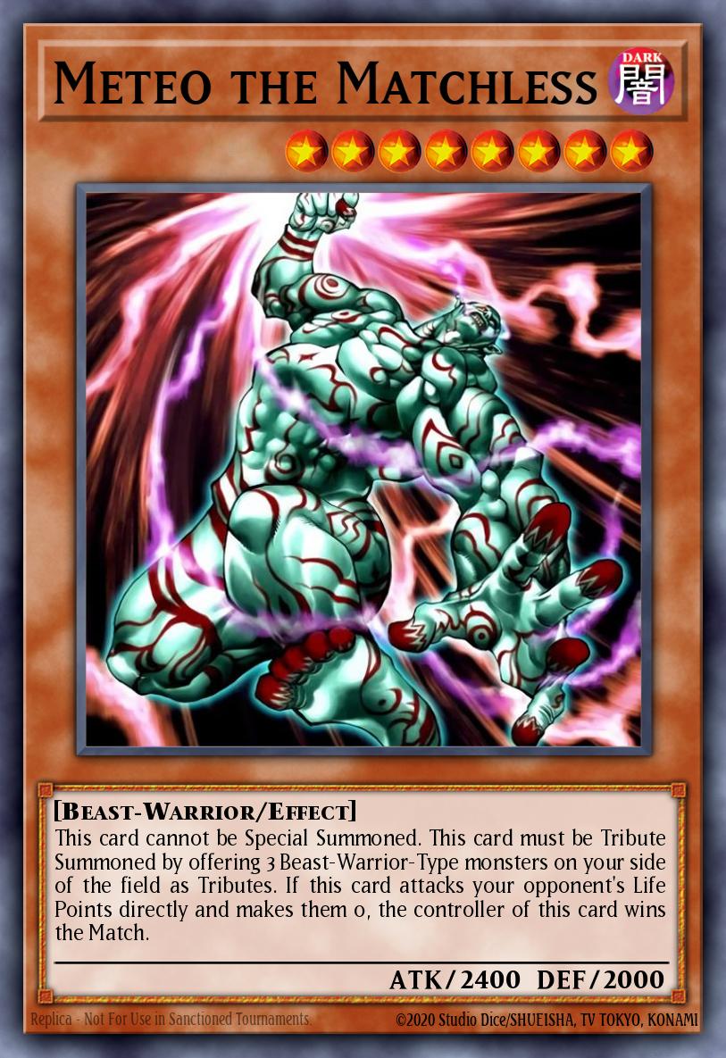 Meteo the Matchless Ultra Rare WCS-EN402 Yu-Gi-Oh! World Championship 2004 prize cards Yugioh card