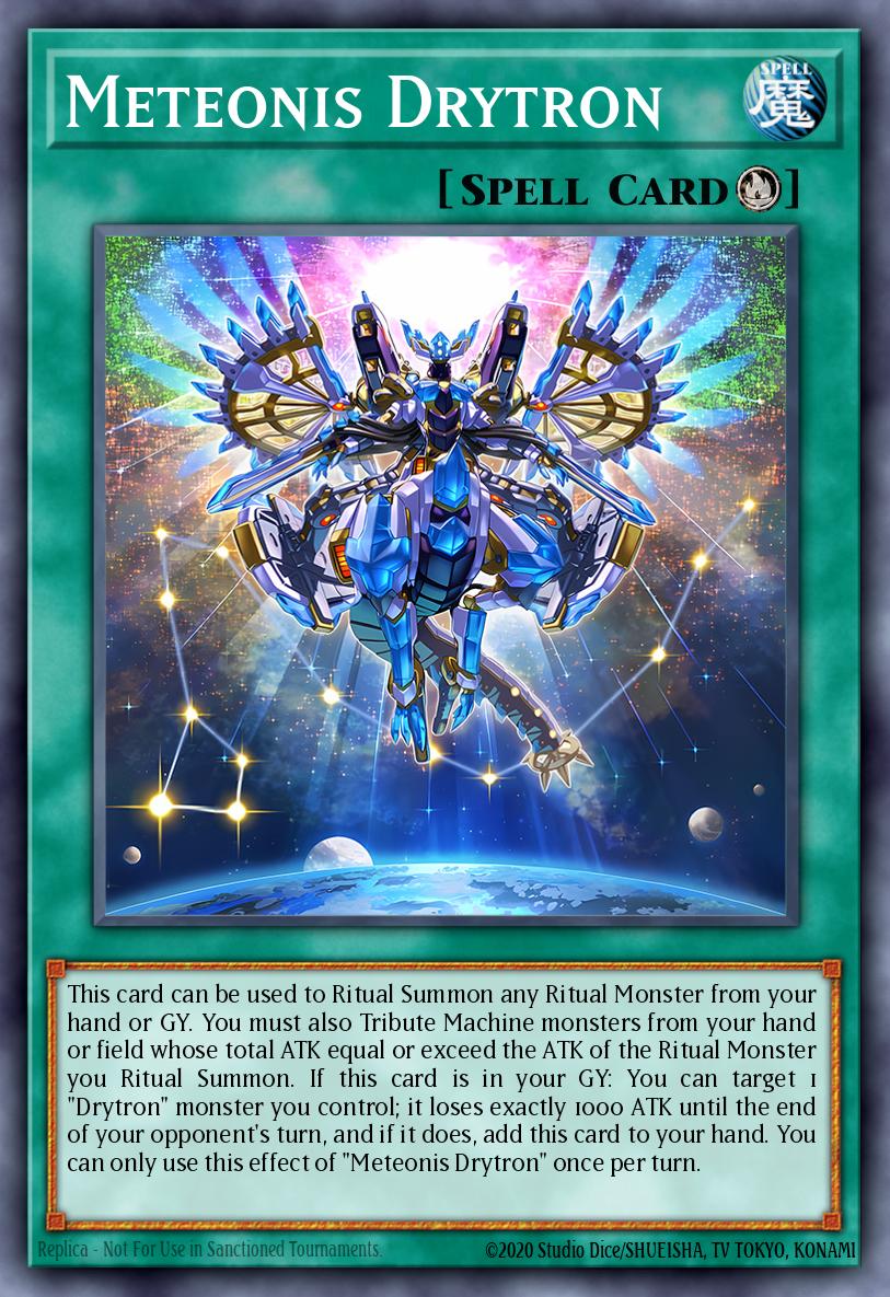 Meteonis Drytron Collector's Rare GEIM-EN032 Genesis Impact Yugioh card