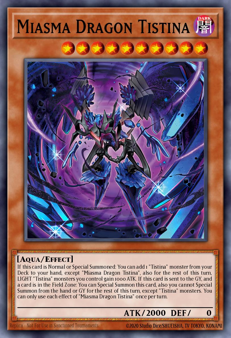Miasma Dragon Tistina Common DUAD-EN020 Duelists Advance Yugioh card