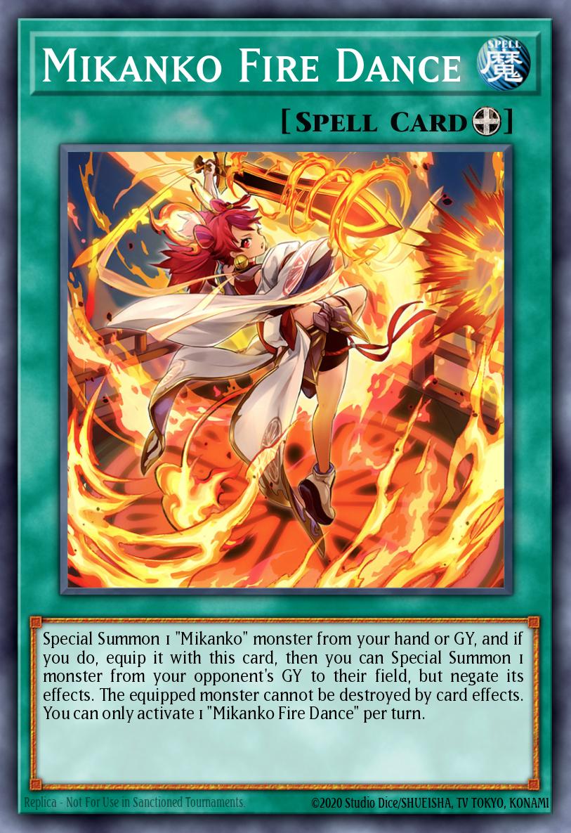 Mikanko Fire Dance Super Rare AMDE-EN030 Amazing Defenders Yugioh card