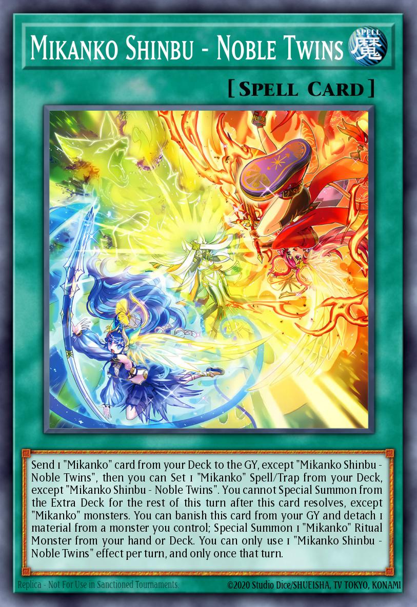 Mikanko Shinbu - Noble Twins Collector's Rare MZMU-EN019 Maze of Muertos Yugioh card