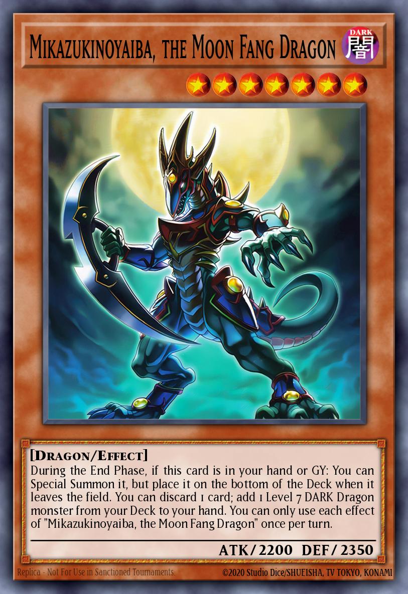 Mikazukinoyaiba the Moon Fang Dragon Common MP25-EN346 2025 Mega-Pack Tin Yugioh card