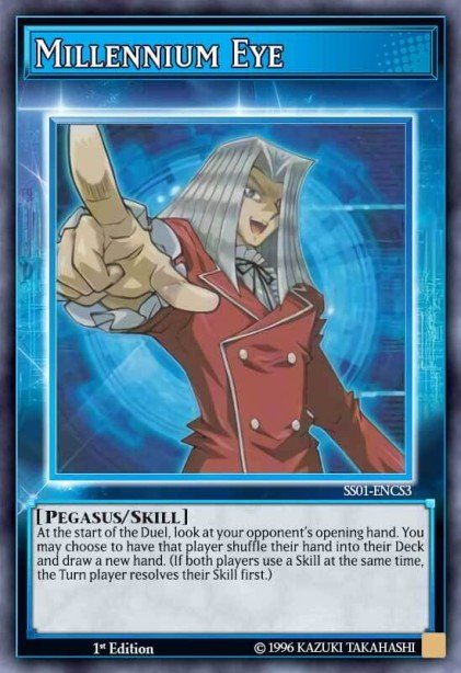 Millennium Eye (Skill Card) Common SS01-ENCS3 Speed Duel Starter Decks Destiny Masters Yugioh card
